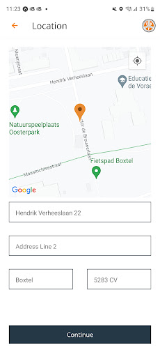 Android application Haspelretour screenshort