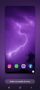 Screenshot 6 Wallpaper X Morado Offline android