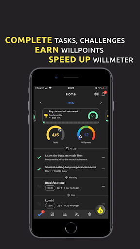 Willpower: Challenge Yourself Screen 2