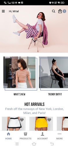 Android application POIS Boutique screenshort