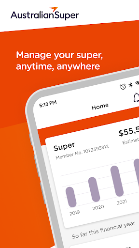 Android application AustralianSuper screenshort