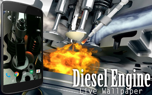 Android application Diesel Engine Live Wallpaper screenshort