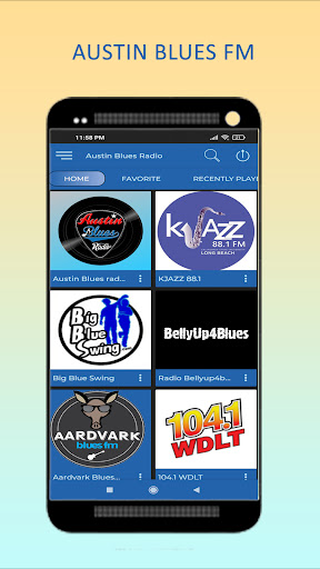 Austin Blues Radio FM Screen 2
