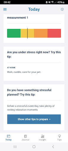Android application Stress Autism Mate junior screenshort