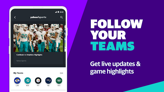 Yahoo Sports  watch NFL games Mod Apk Download 2