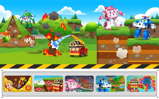 Screenshot of Robocar Poli Earthquake Safety