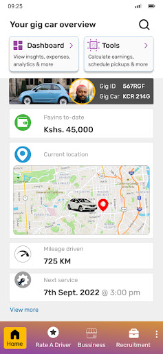 Instadriver Partner Screen 2