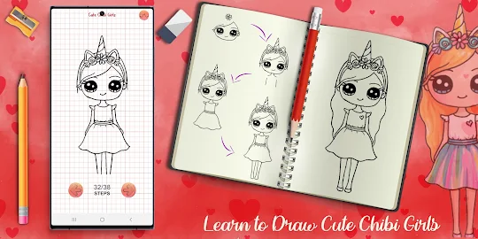 Learn To Draw Chibi Cute Girls