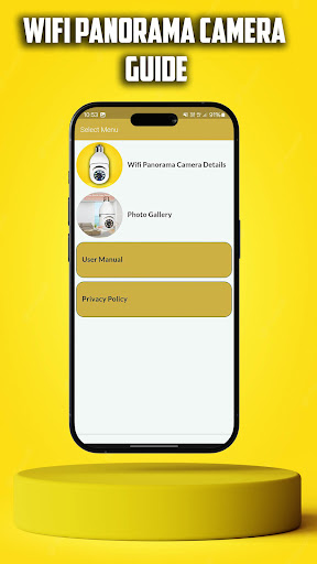 Android application Wifi Panorama Camera guide screenshort