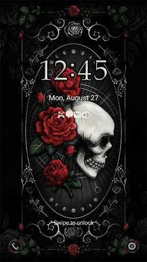 Skull Rose Tarot - Wallpaper Screen 2