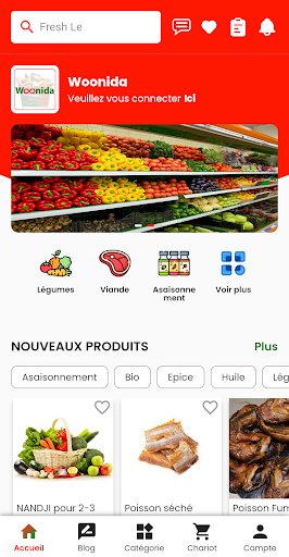 Android application Woonida screenshort