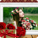 1 min App - Rose Flowers Photo Frames icon