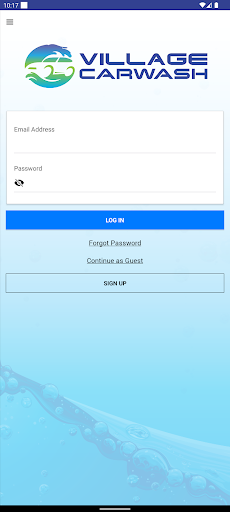 Android application Village Car Wash screenshort
