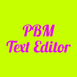 PBM Text Editor