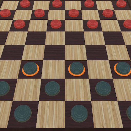 Checkers 2 Player Offline 3D  Icon