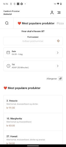 Cantino’s Pizzabar Kokkedal Screen 3