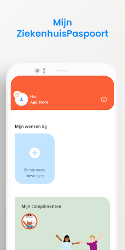 Android application Mijn Ziekenhuispaspoort screenshort
