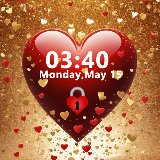 Romantic Love Pattern Lock logo