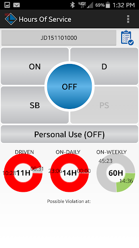 Android application LVMTech HOS screenshort
