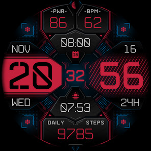 Captura de Pantalla 9 Cyber Cargo digital watch face android