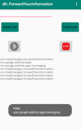 Information Passing via Email Screen 3