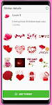 screenshot of WASticker: Love Stickers Heart