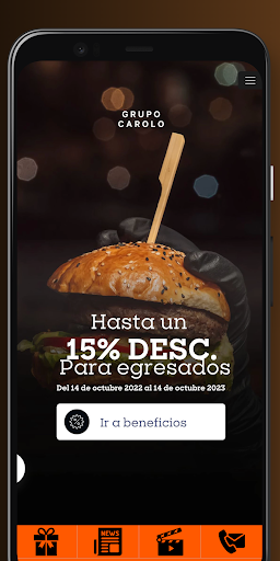 Android application Egresados Anáhuac México screenshort