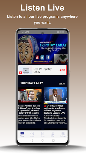 Android application Tripotay Lakay screenshort