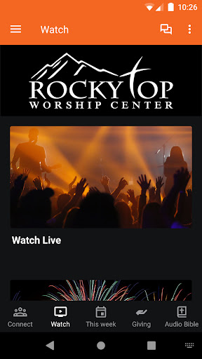 Rocky Top Worship Center Screen 2