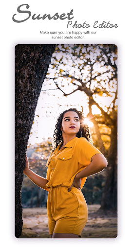 Android application Sunset Photo Editor screenshort