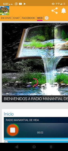 Radio Manantial de vida Totoni Screen 3