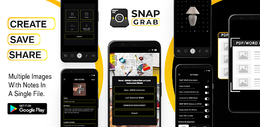 Snap Grab (Image & Notes) Android App