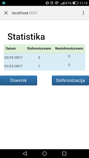 Android application Ipsos Adria CAPI screenshort