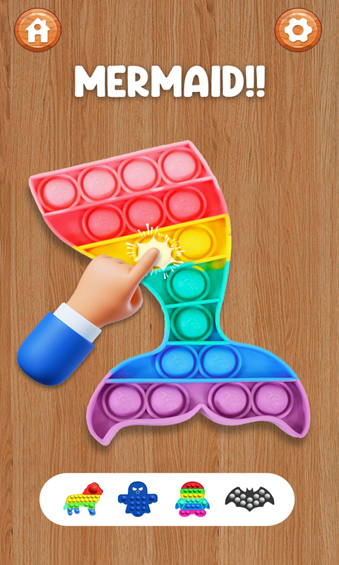 #3. Antistress Fidget Toys 3D Box (Android) By: RN Gaming Studio
