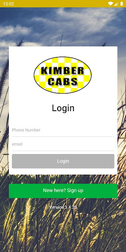 Android application Kimber Cabs screenshort