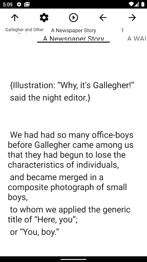 Book, Gallegher and Other Stor Screen 2