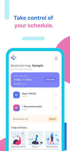 Android application InCare screenshort