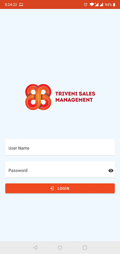 Android application Triveni Sales Management screenshort