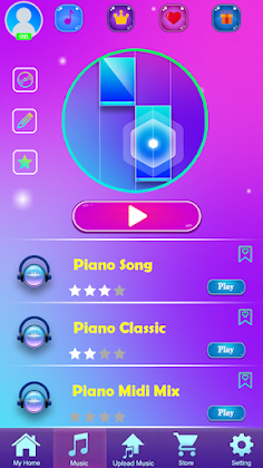 BTS Piano kpop game - Screenshot 1