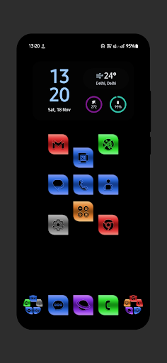 Android application Droplets Icon Pack screenshort