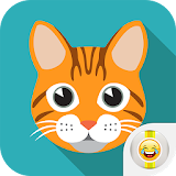 Cute Kitty Cat Emoji Stickers icon