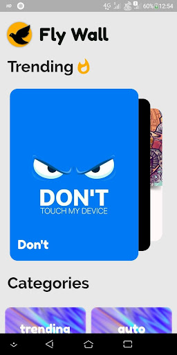 Fly Wall Wallpaper HD 4K fon