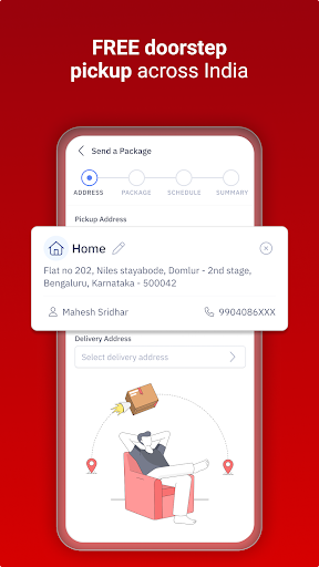 Android application Delhivery: Courier & Track screenshort