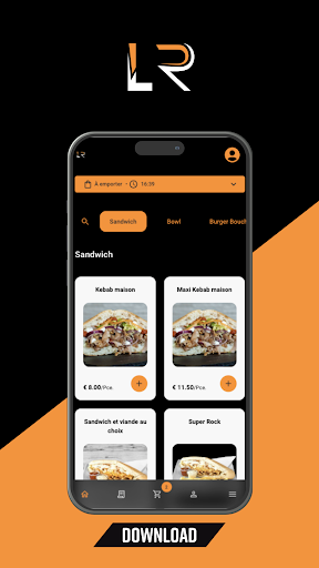 Android application Restaurant Le Regal screenshort