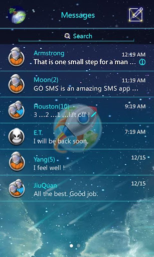 GO SMS PRO EXPLORE THEME Screen 3