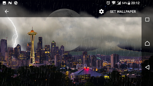 Thunderstorm Seattle - LWP Screen 2