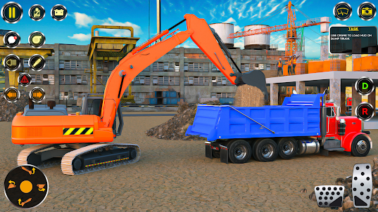 Road Construction JCB Truck 3D