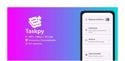 Taskpy -Tareas Fácil y Privado