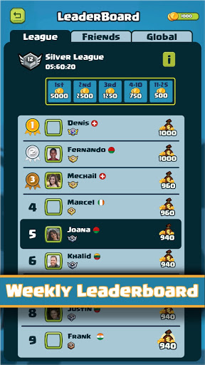Android application 4 in a row with Firends (conn screenshort