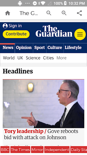 UK News Screen 2